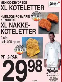 ABC Lavpris KOTELETTER tilbud