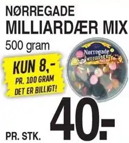ABC Lavpris NØRREGADE MILLIARDÆR MIX tilbud
