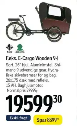 Føtex F.eks. e-cargo wooden 9-1 tilbud