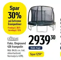 Føtex EXTREME F.eks. onground 426 trampolin tilbud