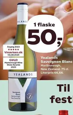 SuperBrugsen Yealands Sauvignon Blanc tilbud