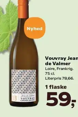 SuperBrugsen Vouvray Jean de Valmer tilbud