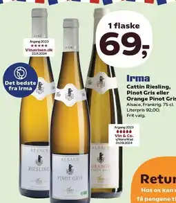 SuperBrugsen Cattin Riesling, Pinot Gris eller Orange Pinot Gris tilbud