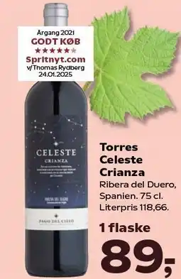 SuperBrugsen Torres Celeste Crianza tilbud