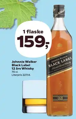 SuperBrugsen Johnnie Walker Black Label 12 års Whisky tilbud