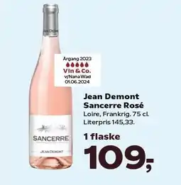 SuperBrugsen Jean Demont Sancerre Rosé tilbud