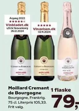 SuperBrugsen Moillard Cremant de Bourgogne tilbud