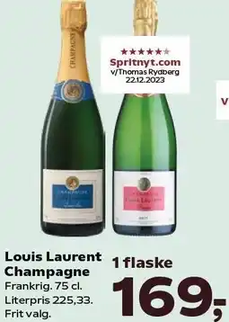 SuperBrugsen Louis Laurent Champagne tilbud