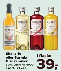 SuperBrugsen Shake-It eller Barmix Drinksmixer tilbud