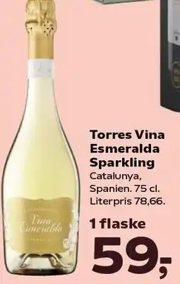 SuperBrugsen Torres Vina Esmeralda Sparkling tilbud