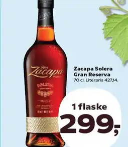SuperBrugsen Zacapa Solera Gran Reserva tilbud