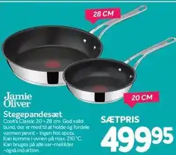 Din Isenkræmmer Jamie Oliver Stegepandesæt tilbud