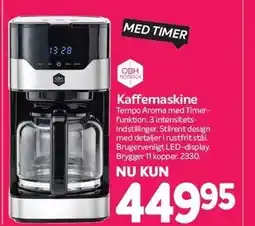 Din Isenkræmmer OBH Nordica Kaffemaskine tilbud