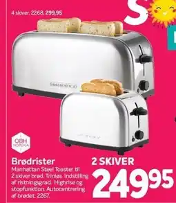 Din Isenkræmmer OBH Nordica Brødrister tilbud