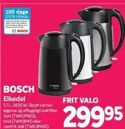 Din Isenkræmmer BOSCH Elkedel tilbud