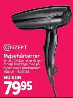 Rejsehårtørrer