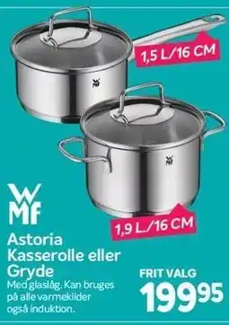 Din Isenkræmmer Astoria Kasserolle eller Gryde tilbud