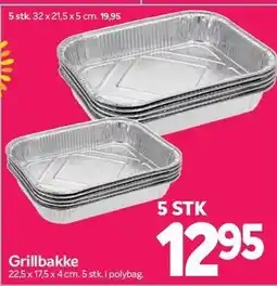 Grillbakke - 5 stk