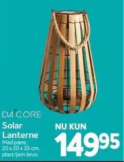 Din Isenkræmmer Solar Lanterne tilbud
