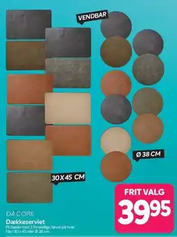 Dækkeserviet