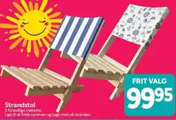Din Isenkræmmer Strandstol tilbud