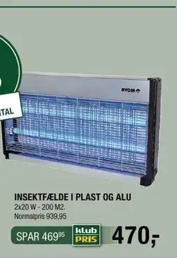 Land & Fritid INSEKTFÆLDE I PLAST OG ALU tilbud