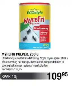Land & Fritid MYREFRI PULVER, 200 G tilbud