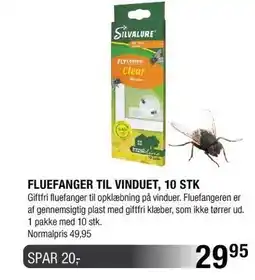 Land & Fritid FLUEFANGER TIL VINDUET, 10 STK tilbud