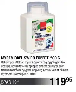 Land & Fritid MYREMIDDEL SWIRR EXPERT, 500 G tilbud
