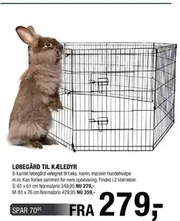 Land & Fritid LØBEGÅRD TIL KÆLEDYR tilbud