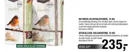 Land & Fritid NO MESS VILDFUGLEFODER, 15 KG ELLER AFSKALLEDE SOLSIKKEFRØ, 15 KG tilbud