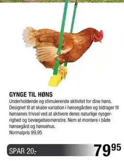 Land & Fritid GYNGE TIL HØNS tilbud