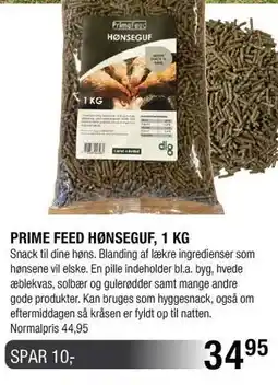 Land & Fritid PRIME FEED HØNSEGUF, 1 KG tilbud