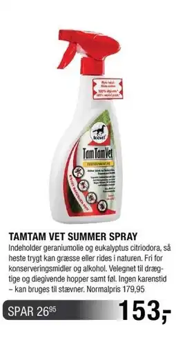 Land & Fritid TAMTAM VET SUMMER SPRAY tilbud
