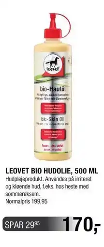 Land & Fritid LEOVET BIO HUDOLIE 500 ML tilbud