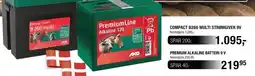 Land & Fritid COMPACT B260 MULTI STRØMGIVER 9V ELLER PREMIUM ALKALINE BATTERI 9 V tilbud