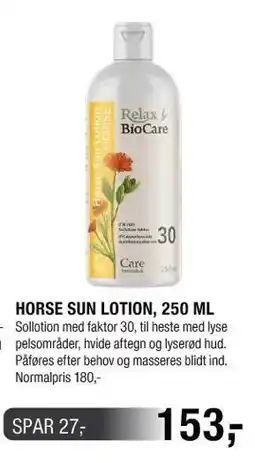 Land & Fritid HORSE SUN LOTION 250 ML tilbud