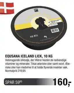 Land & Fritid EQUSANA ICELAND LICK, 10 KG tilbud