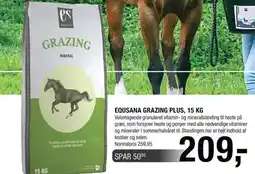 Land & Fritid EQUSANA GRAZING PLUS, 15 KG tilbud