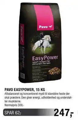 Land & Fritid PAVO EASYPOWER 15 KG tilbud