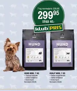 Land & Fritid HUND MINI 7 KG tilbud