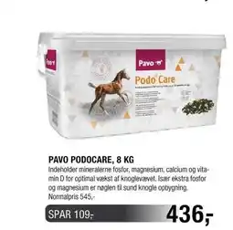 Land & Fritid PAVO PODOCARE 8 KG tilbud