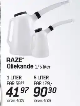 Thansen Oliekande tilbud