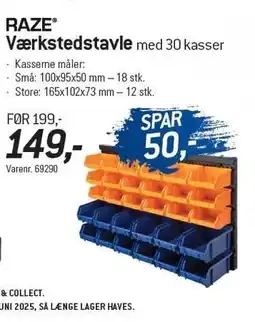 Thansen Værkstedstavle tilbud