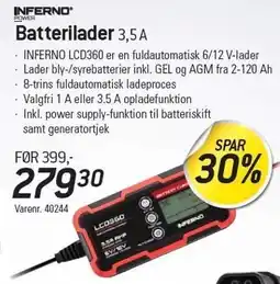 Thansen Batterilader 3,5 A tilbud