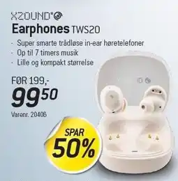 Thansen Earphone TWS25 tilbud