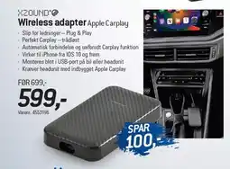 Thansen Wireless adapter Apple Carplay tilbud