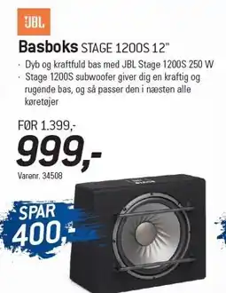 Thansen Basboks STAGE 1200S 12 tilbud