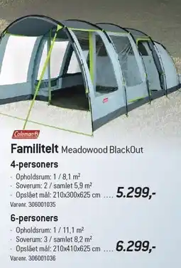 Thansen Familietelt tilbud