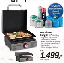 Thansen Blackstone Gasgrill 17'' tilbud